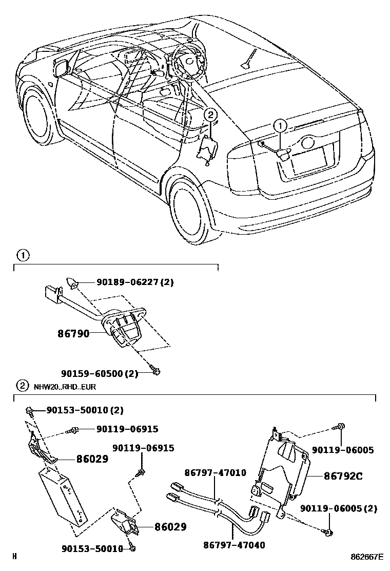 Parts diagram