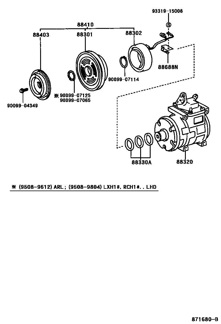 Parts diagram