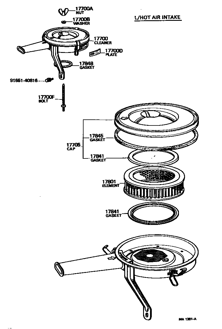 Parts diagram