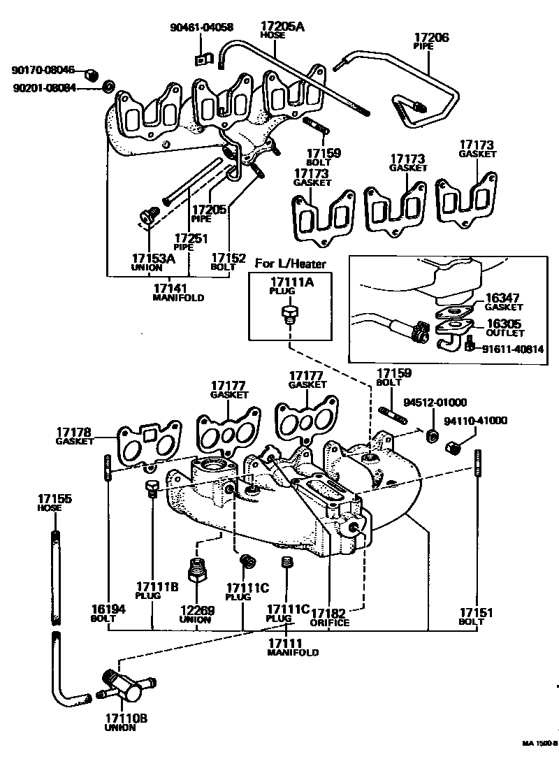 Parts diagram