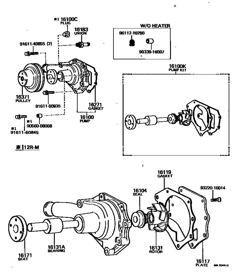 Parts diagram