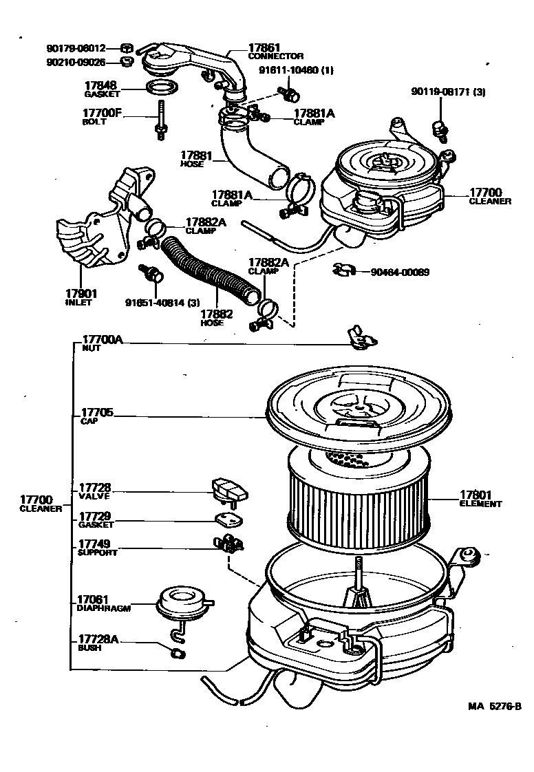 Parts diagram
