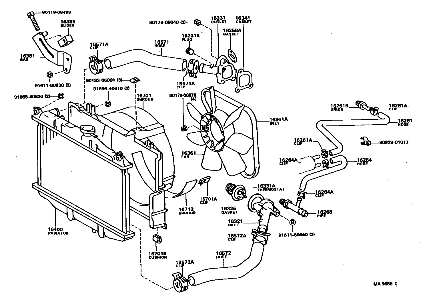 Parts diagram