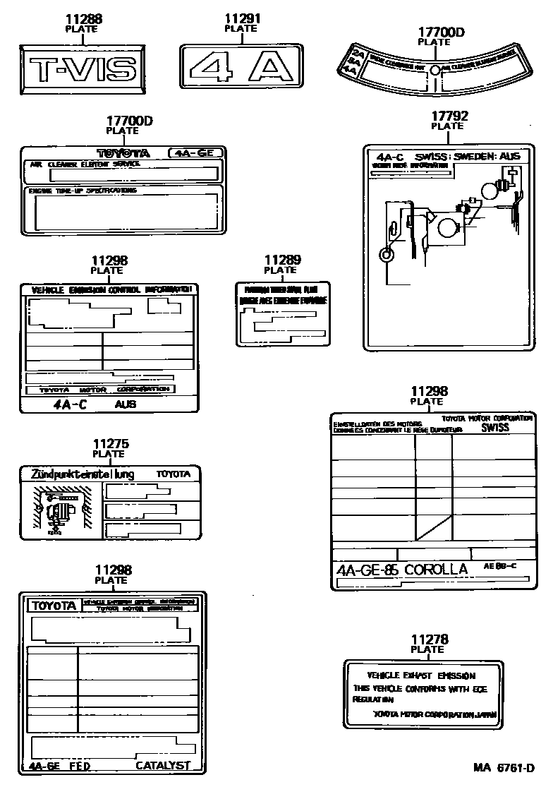 Parts diagram