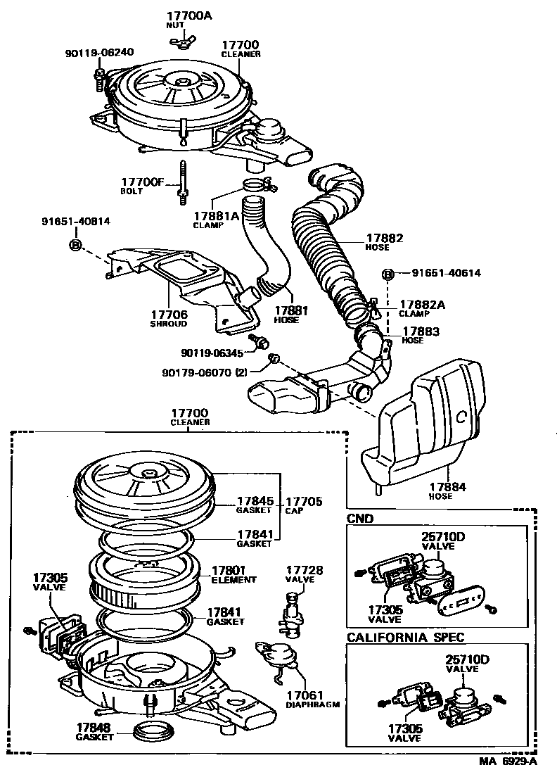 Parts diagram