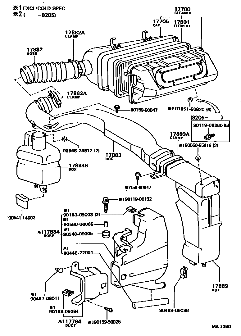 Parts diagram