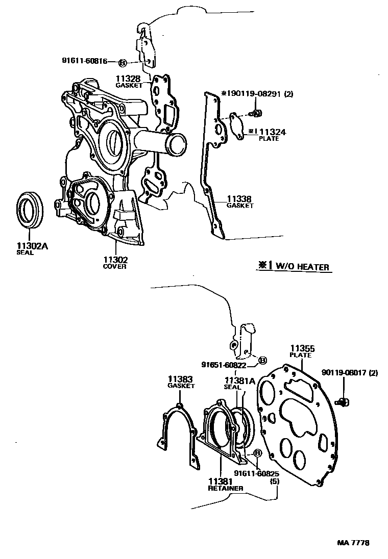 Parts diagram