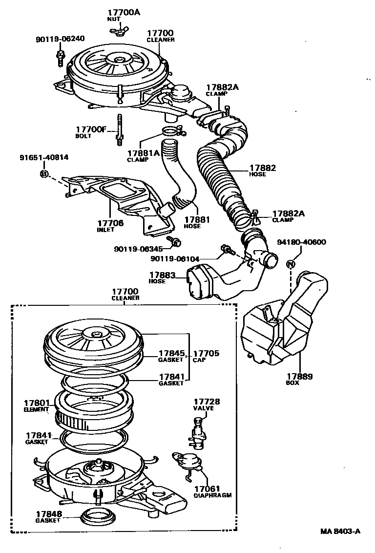 Parts diagram