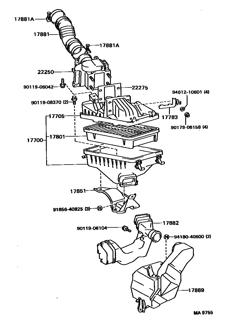 Parts diagram