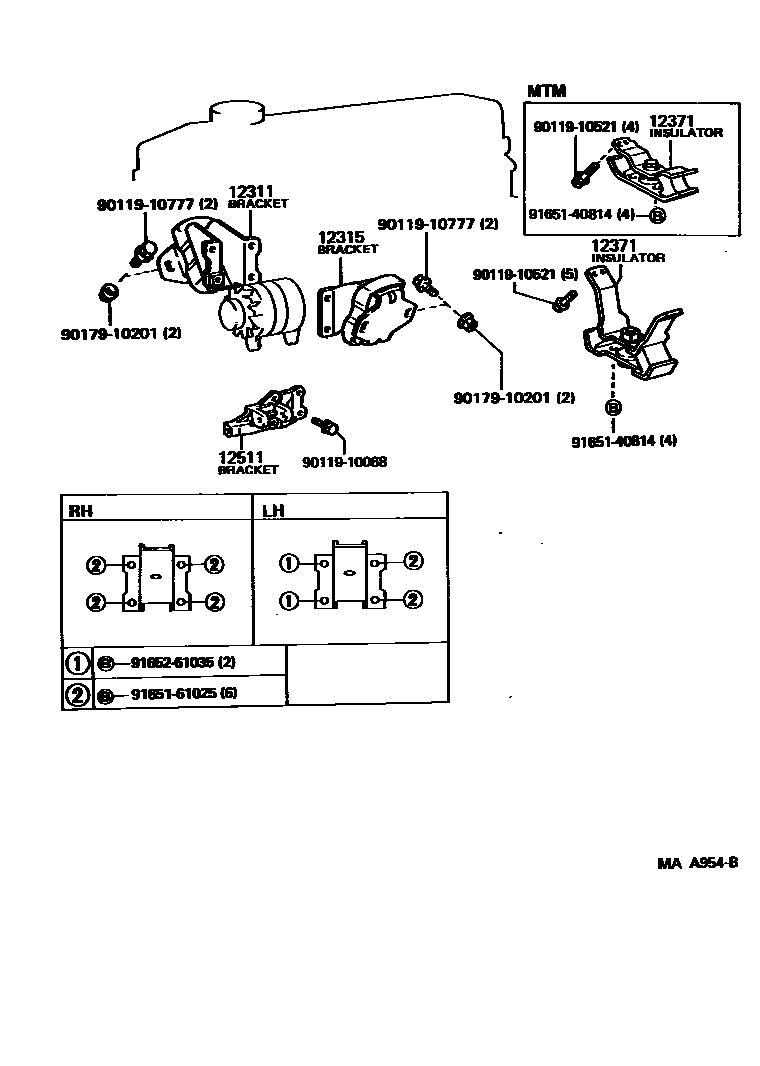 Parts diagram