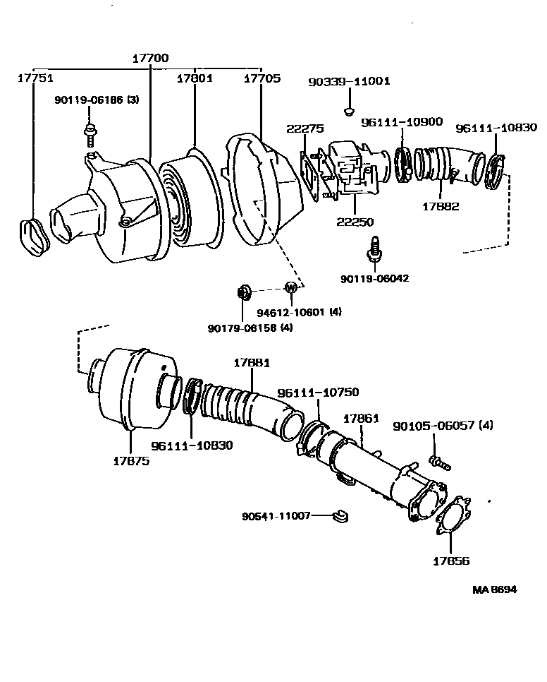 Parts diagram