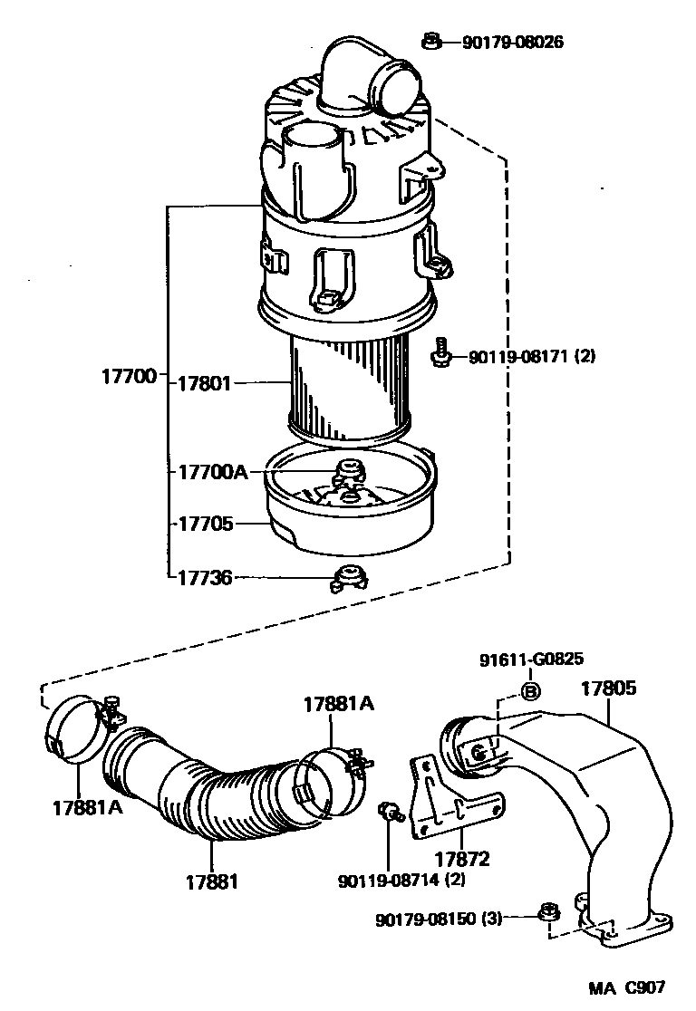 Parts diagram