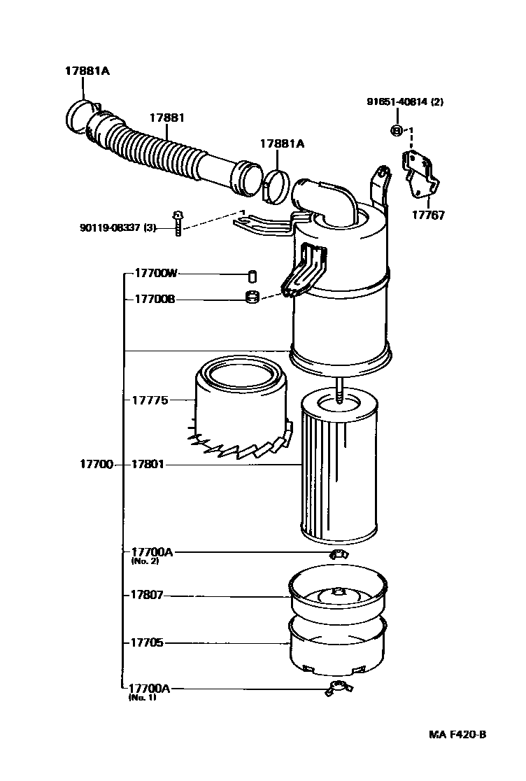 Parts diagram