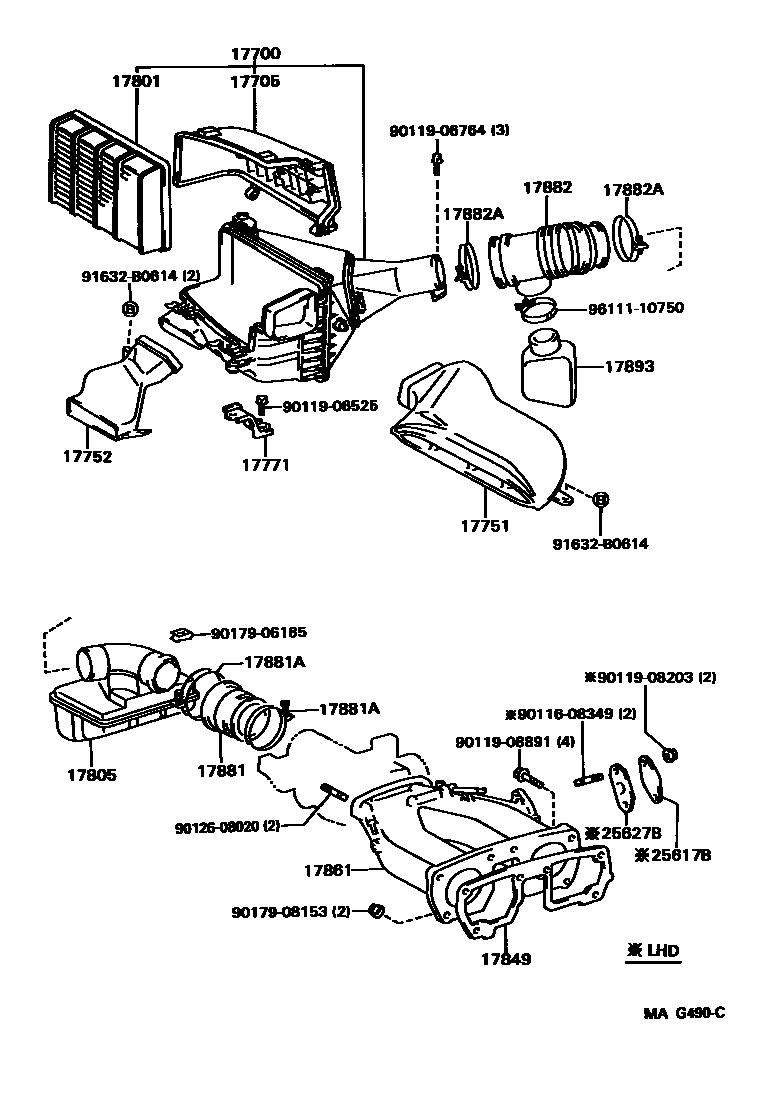 Parts diagram