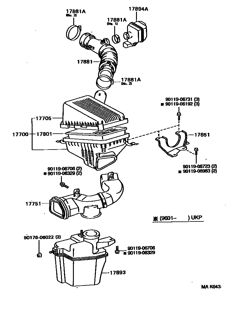 Parts diagram