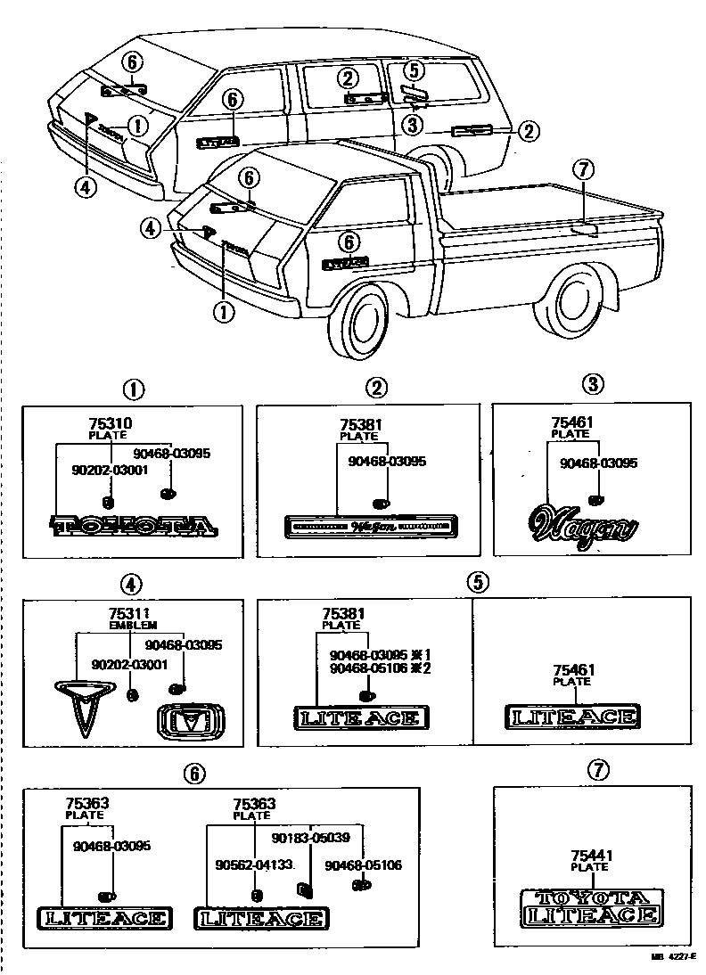 Parts diagram