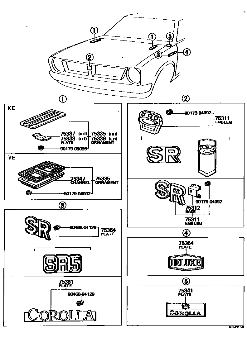 Parts diagram