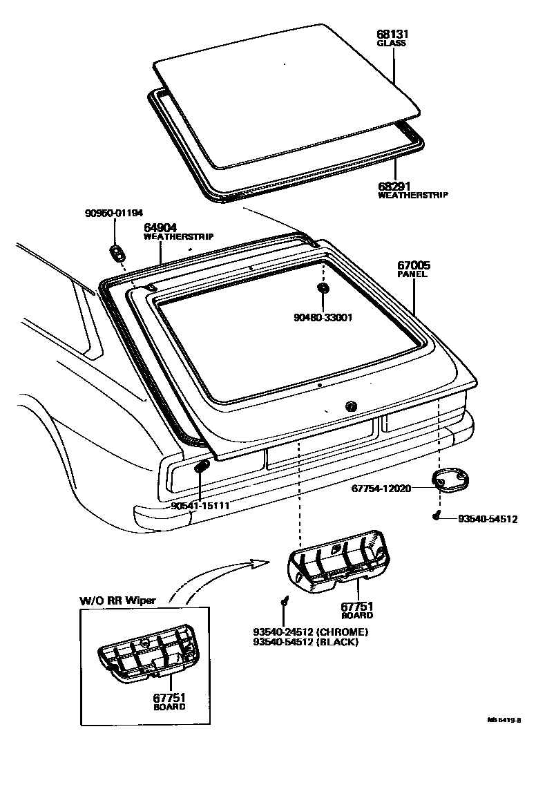 Parts diagram