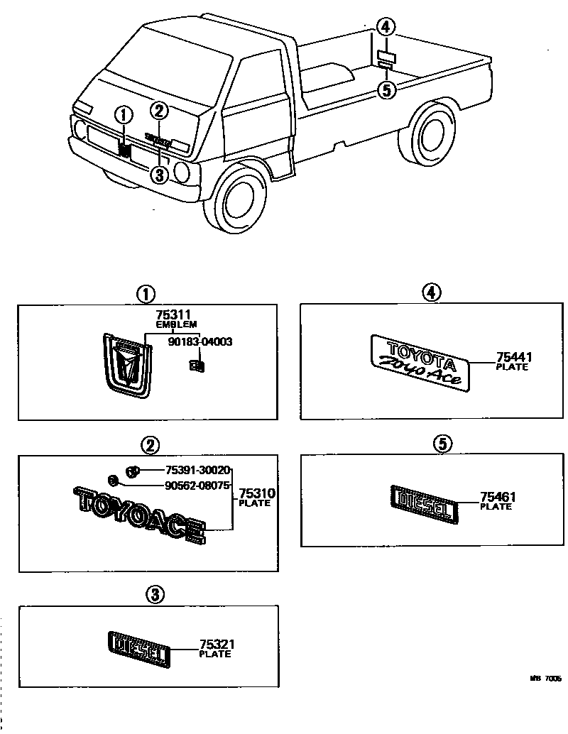 Parts diagram