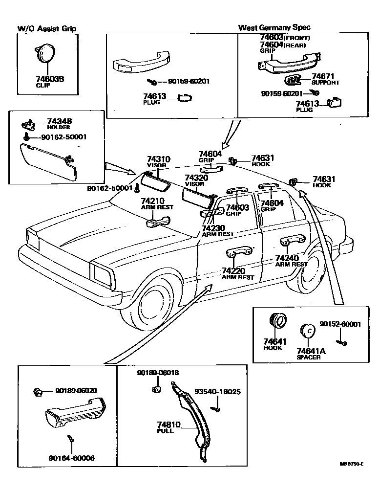 Parts diagram