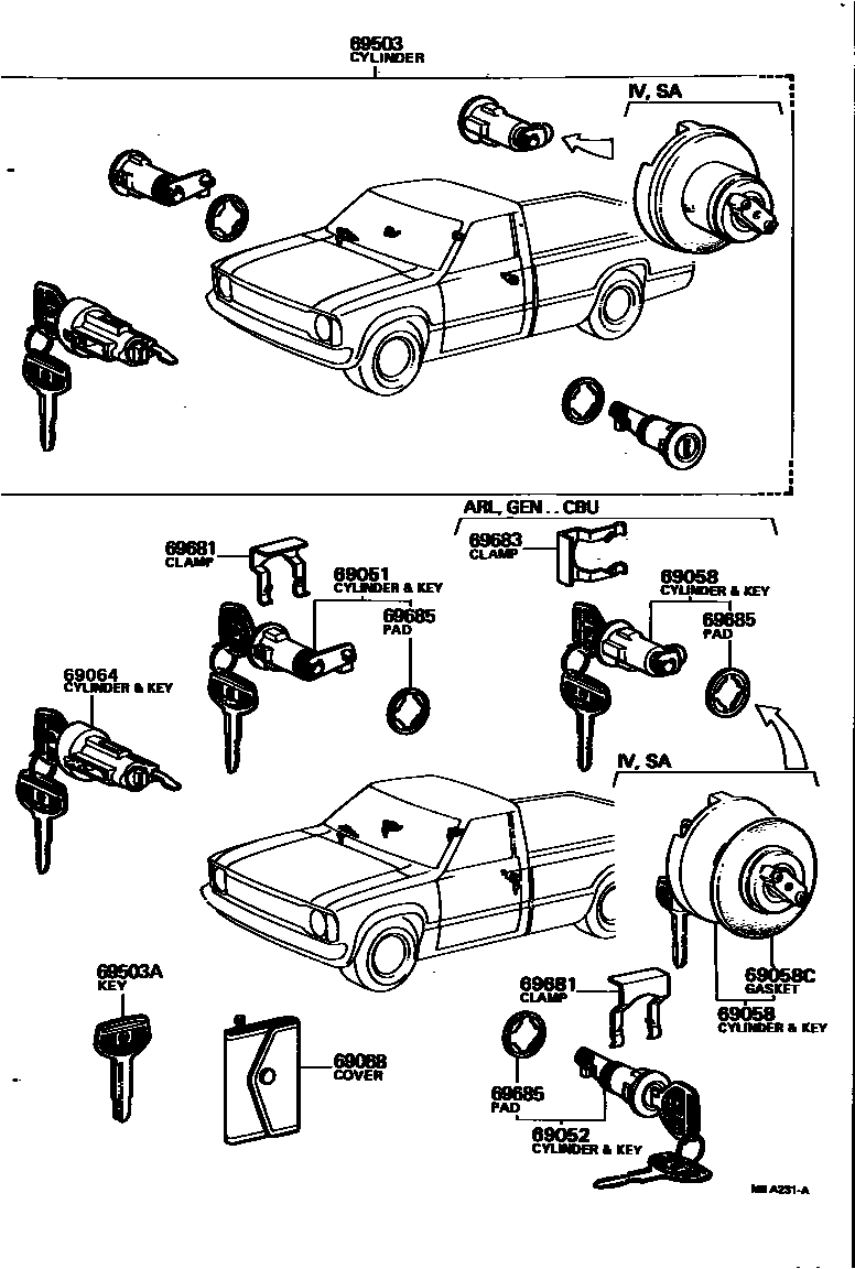 Parts diagram