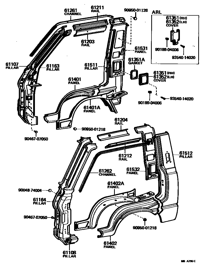 Parts diagram