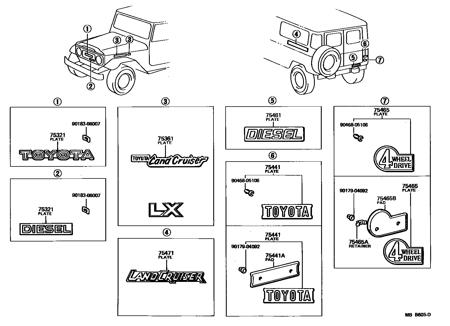 Parts diagram