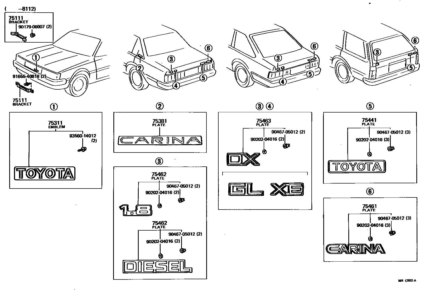 Parts diagram