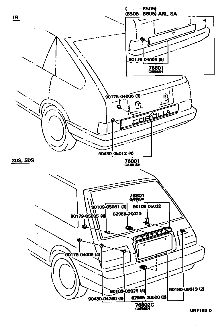 Parts diagram