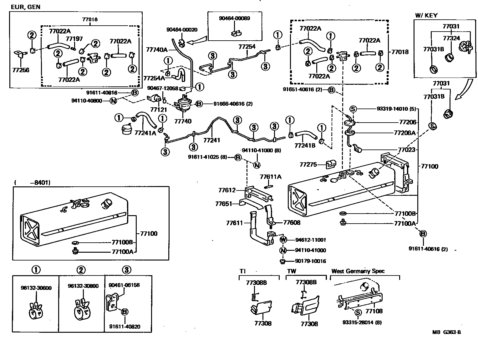 Parts diagram