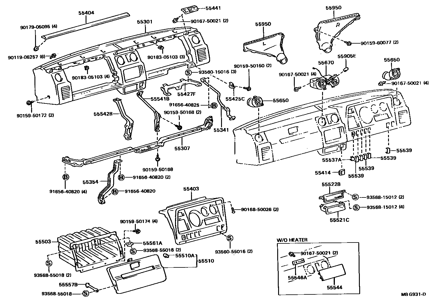 Parts diagram