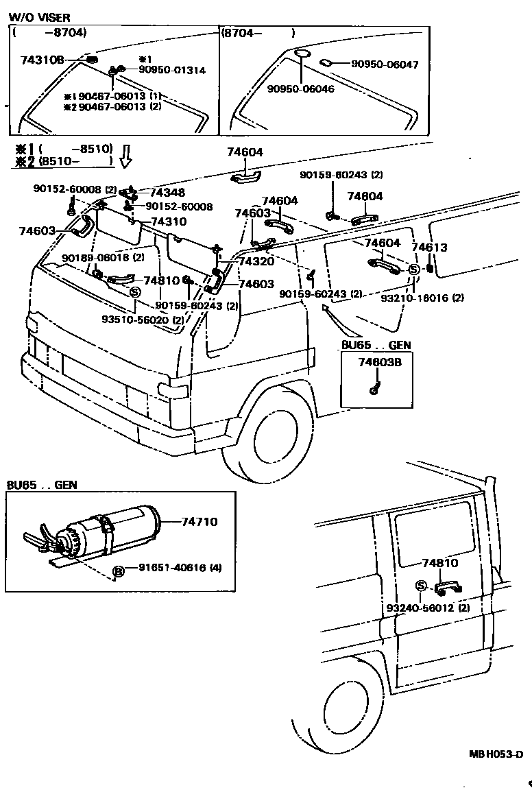 Parts diagram
