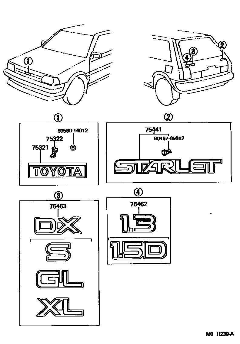 Parts diagram