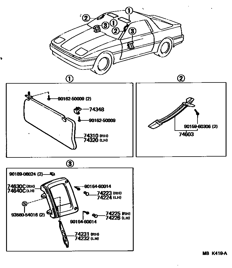 Parts diagram