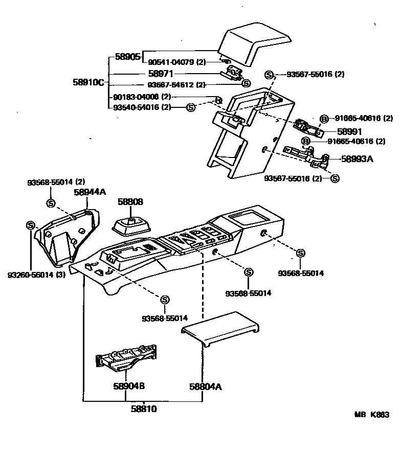 Parts diagram