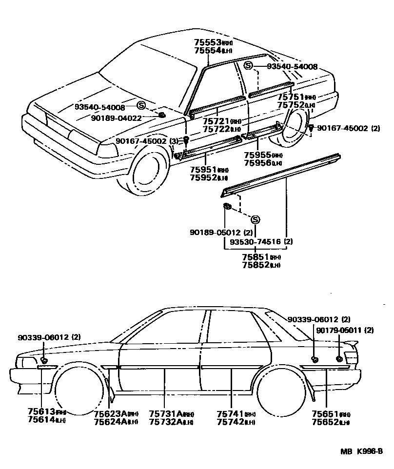 Parts diagram