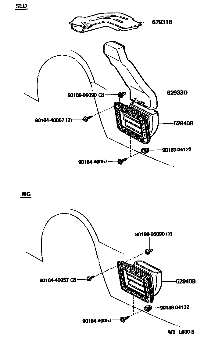 Parts diagram