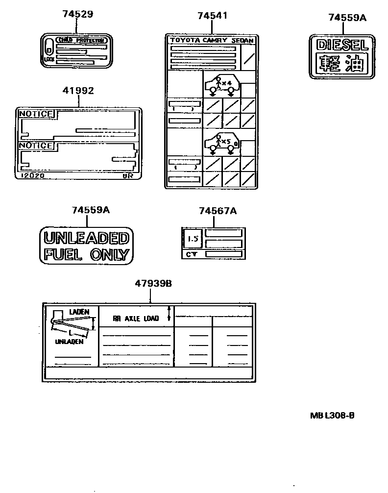Parts diagram