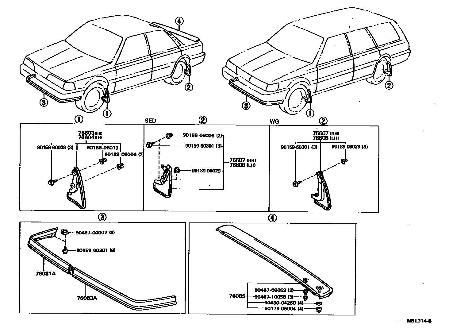 Parts diagram