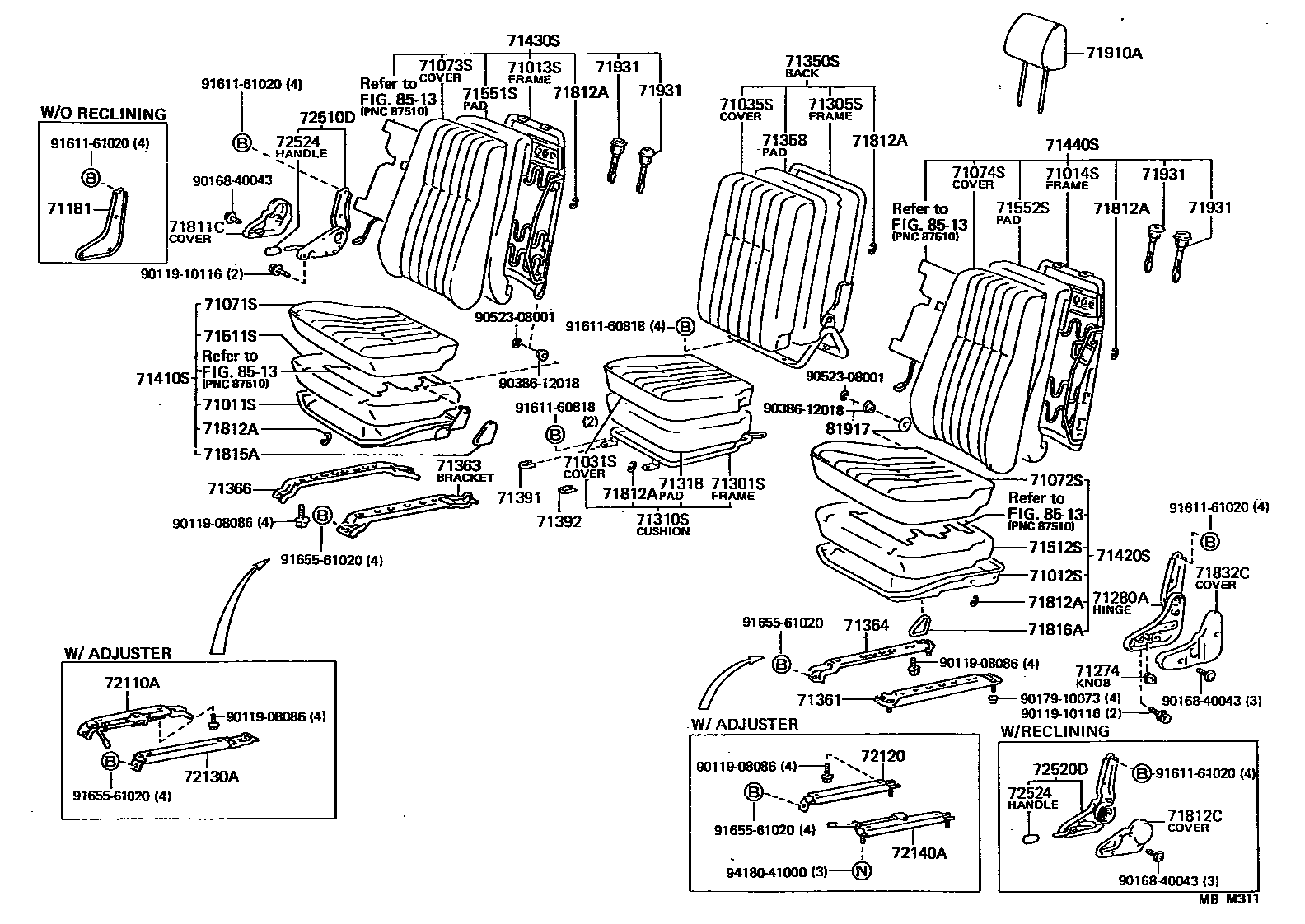 Parts diagram