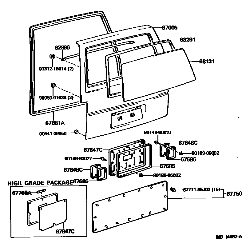 Parts diagram