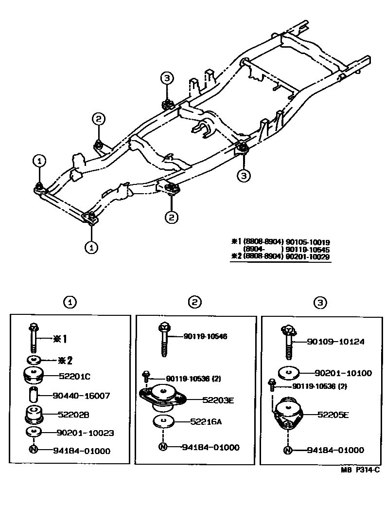 Parts diagram