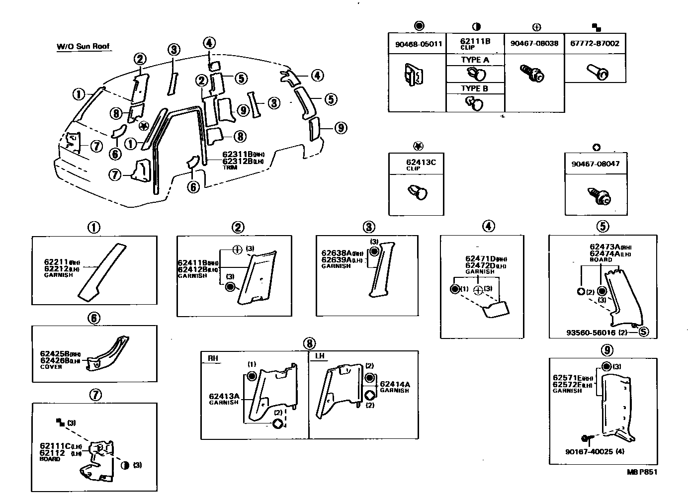 Parts diagram