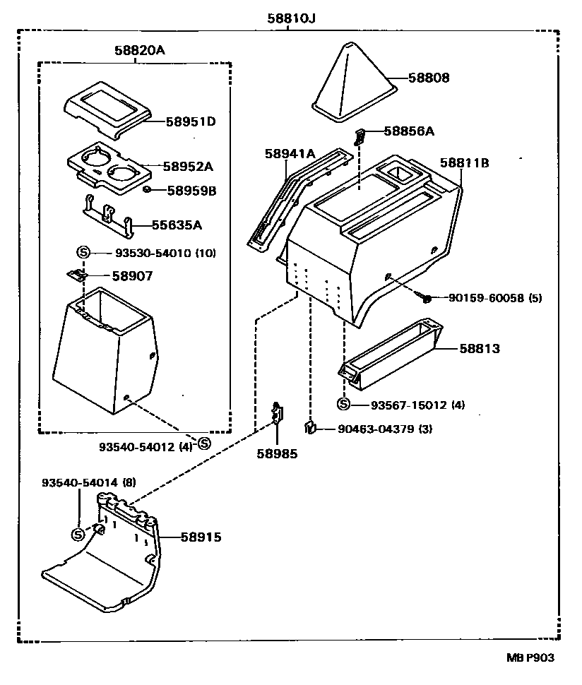 Parts diagram