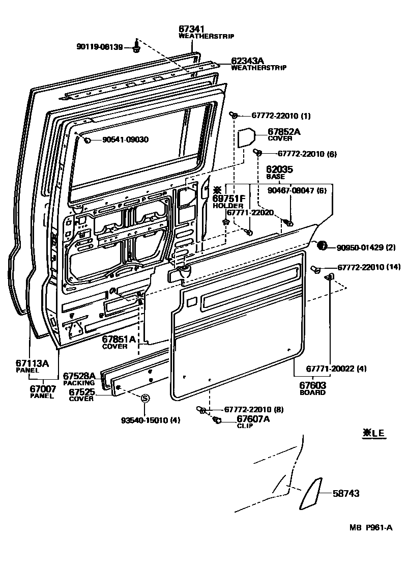 Parts diagram