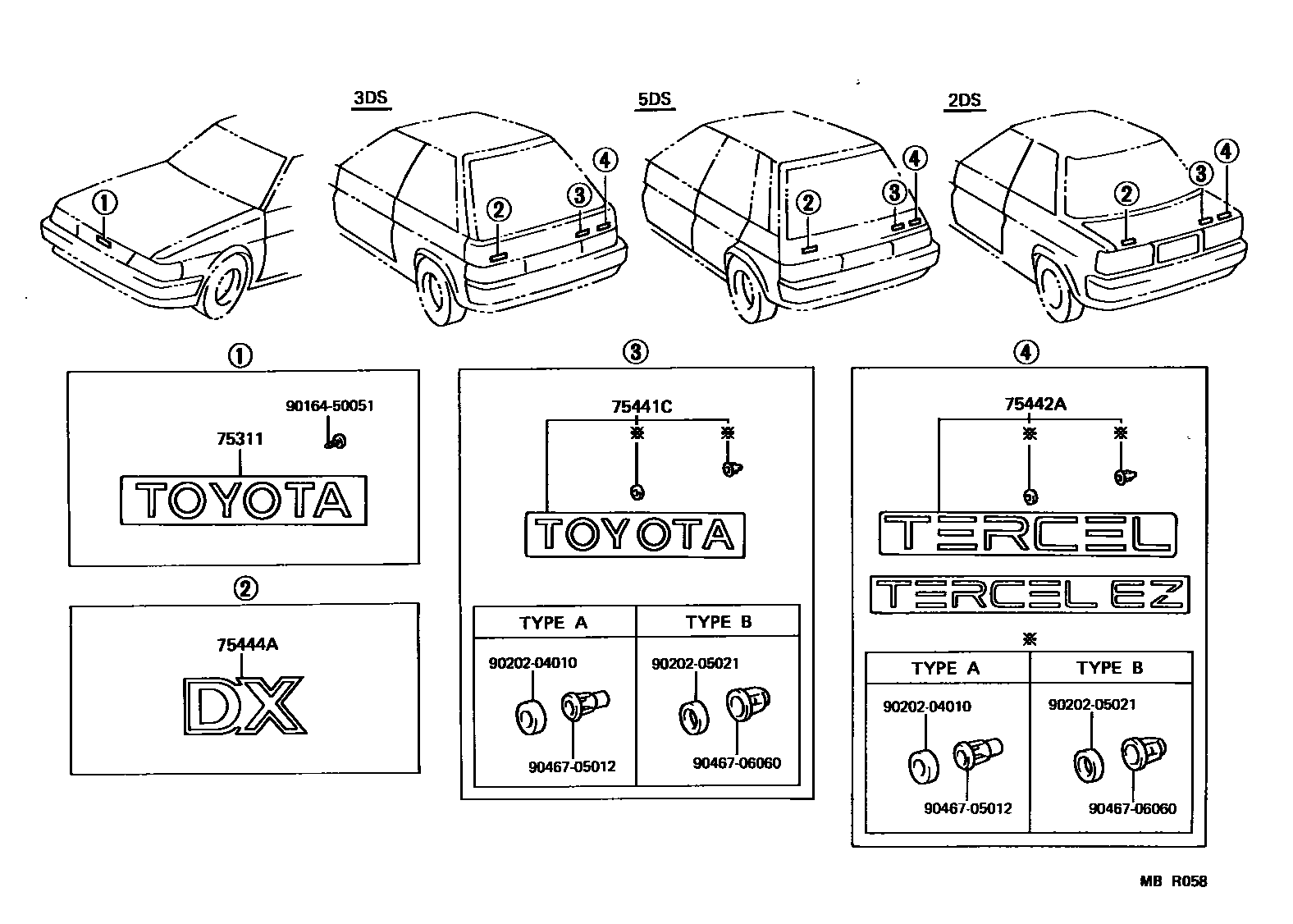 Parts diagram