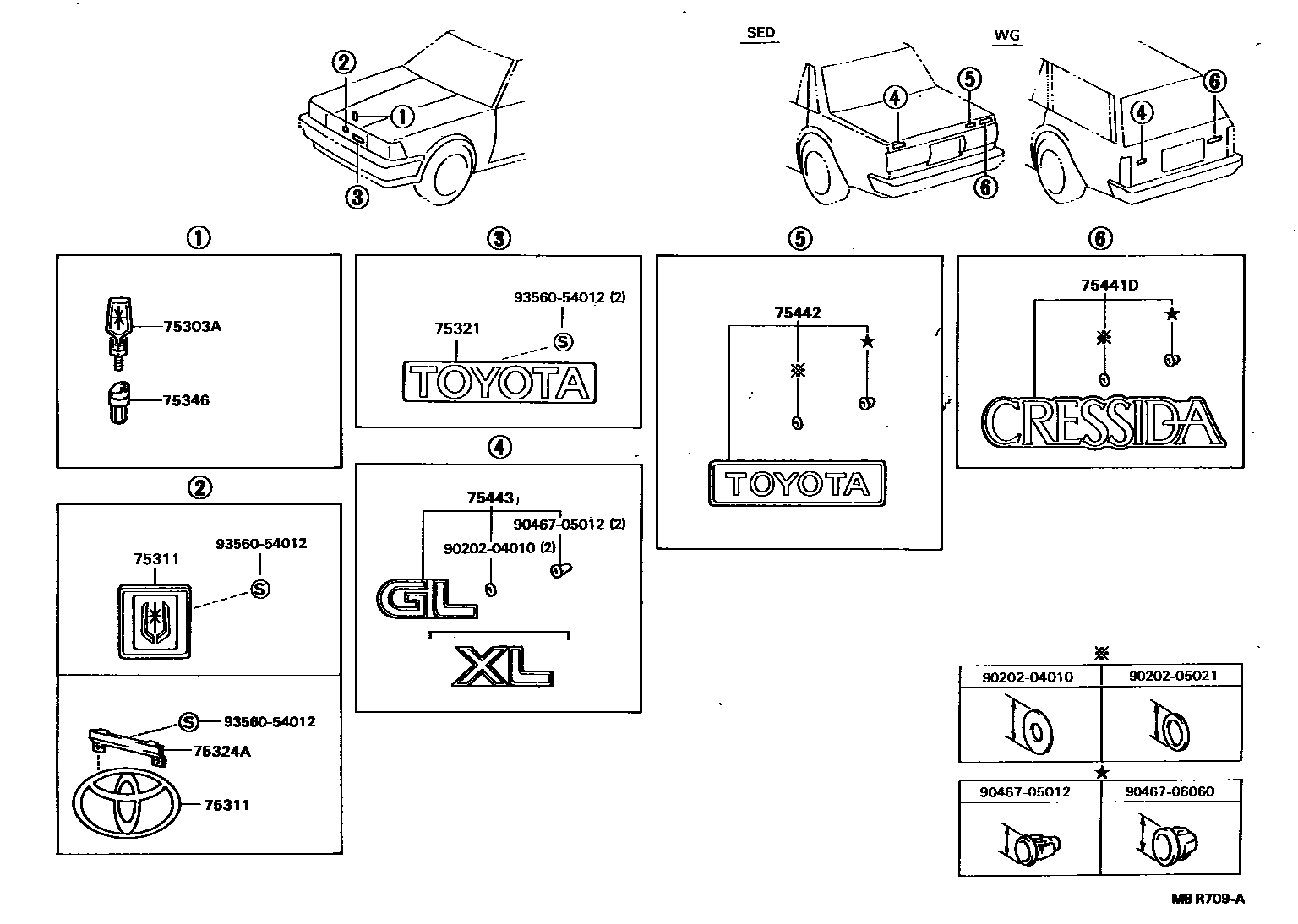 Parts diagram