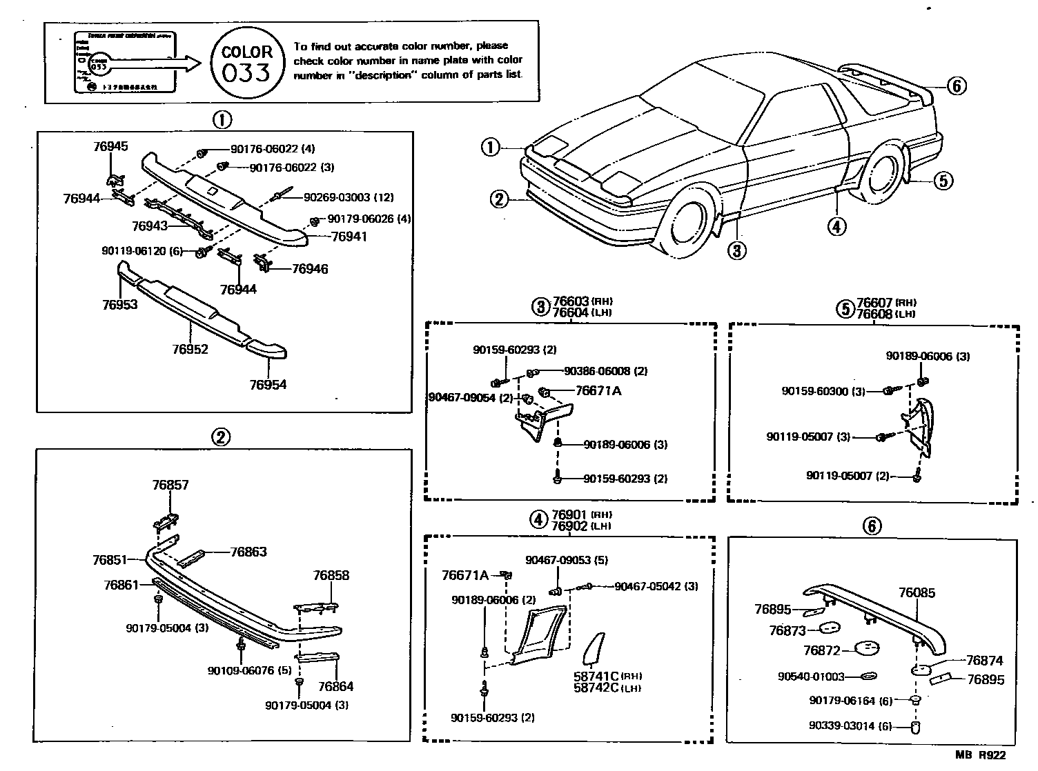 Parts diagram