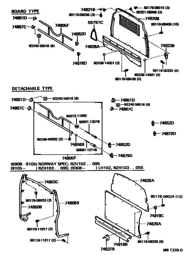 Parts diagram