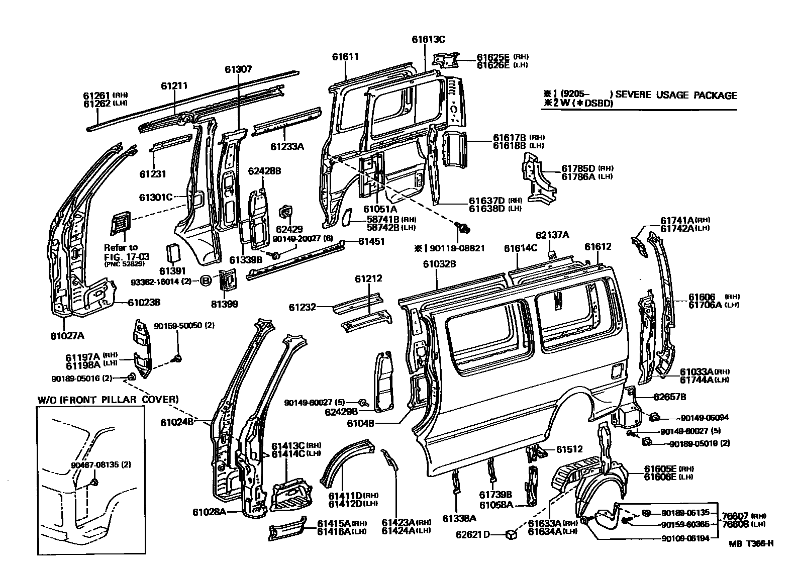 Parts diagram